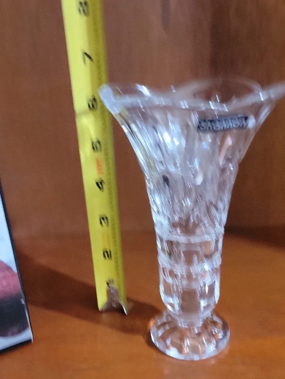 Godinger  Shannon Clear Crystal Fluted Vase